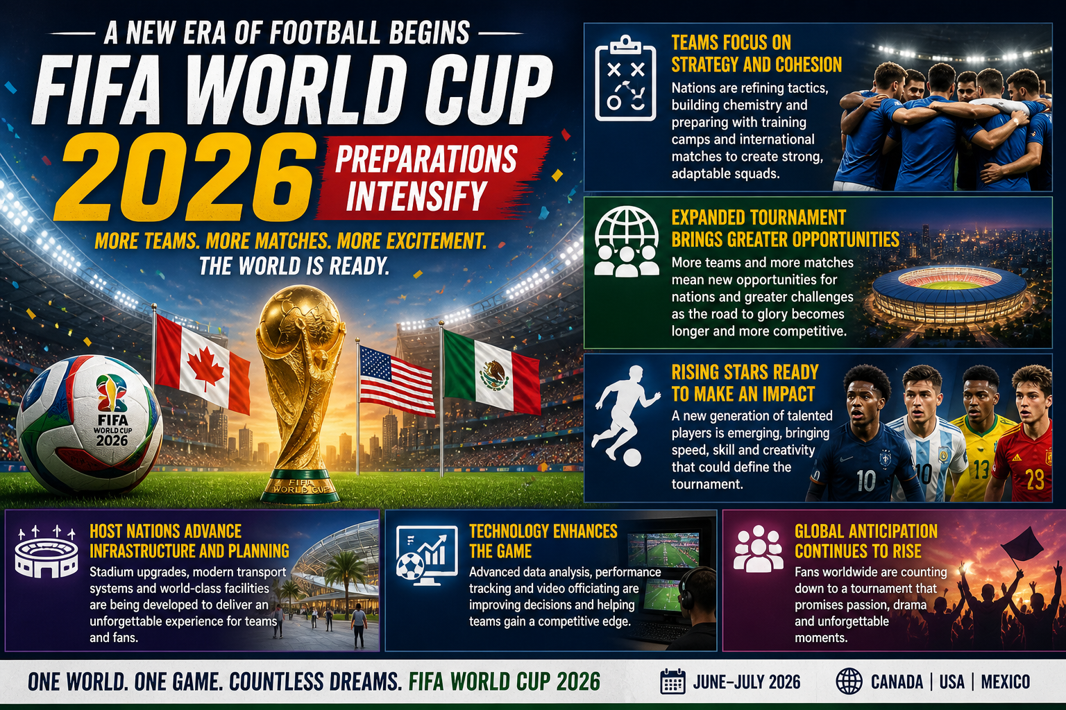 A New Era of Football Begins as FIFA World Cup 2026 Preparations Intensify